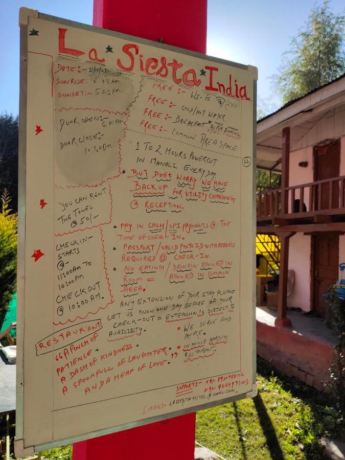 La Siesta India Manali Hostel Ngoại thất bức ảnh
